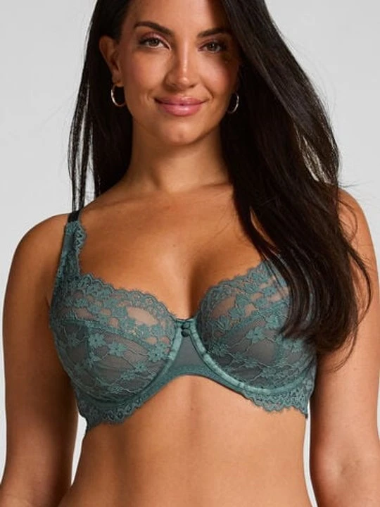 Zdjęcie produktu Hunkemöller Biustonosz nieusztywniany z fiszbinami Daisy Niebieski