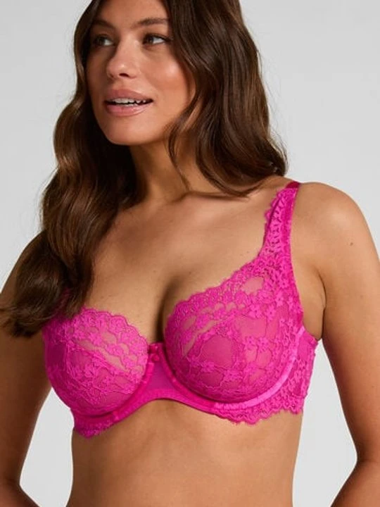 Zdjęcie produktu Hunkemöller Biustonosz nieusztywniany z fiszbinami Daisy Różowy