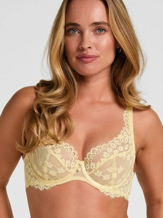 Zdjęcie produktu Hunkemöller Biustonosz nieusztywniany z fiszbinami Daisy Żółty