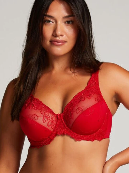Zdjęcie produktu Hunkemöller Biustonosz nieusztywniany z fiszbinami Diva Czerwony