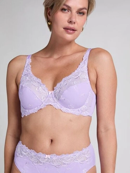 Zdjęcie produktu Hunkemöller Biustonosz nieusztywniany z fiszbinami Diva Fioletowy