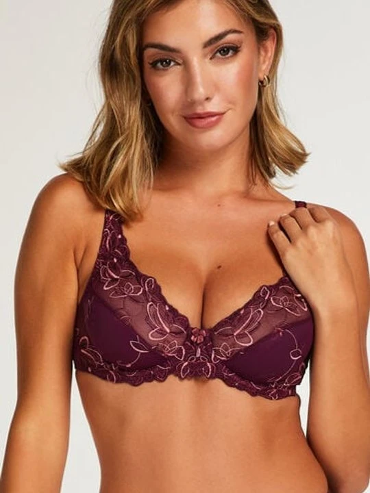 Zdjęcie produktu Hunkemöller Biustonosz nieusztywniany z fiszbinami Diva Fioletowy