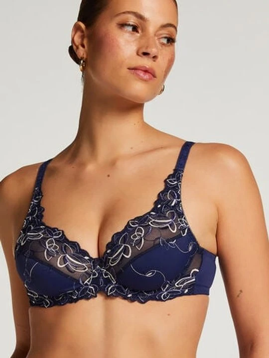Zdjęcie produktu Hunkemöller Biustonosz nieusztywniany z fiszbinami Diva Niebieski