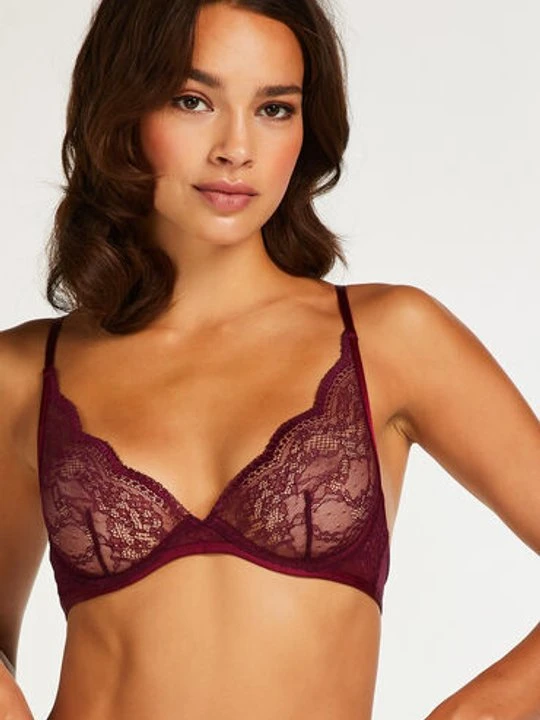 Zdjęcie produktu Hunkemöller Biustonosz nieusztywniany z fiszbinami Isabelle Fioletowy