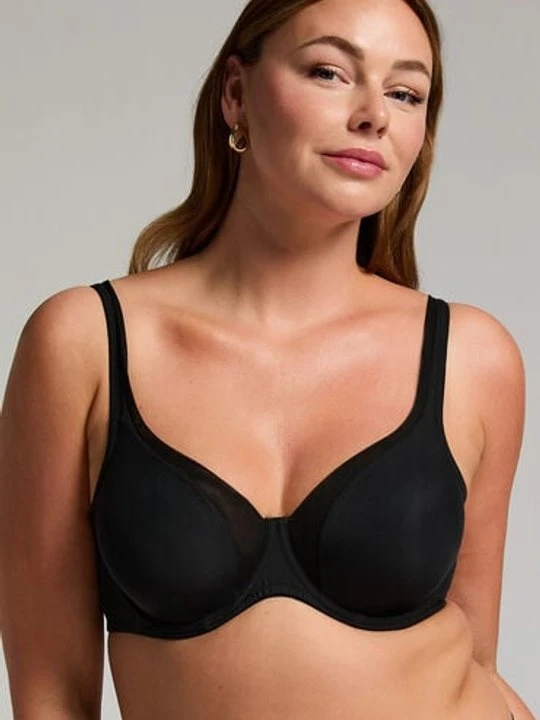 Zdjęcie produktu Hunkemöller Biustonosz nieusztywniany z fiszbinami Mesh Czarny