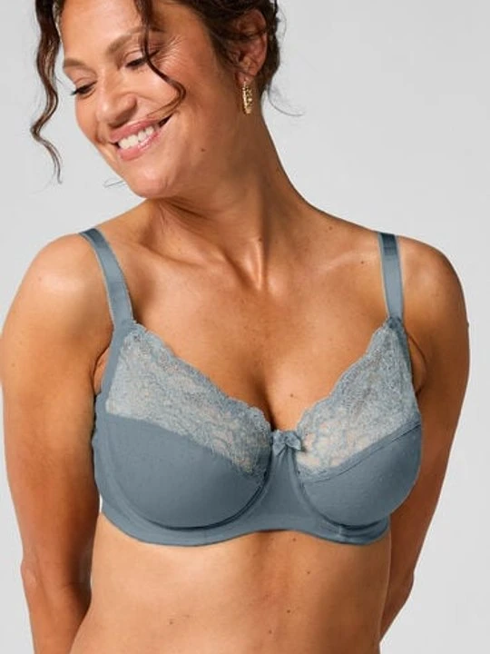 Zdjęcie produktu Hunkemöller Biustonosz nieusztywniany z fiszbinami Sophie Niebieski