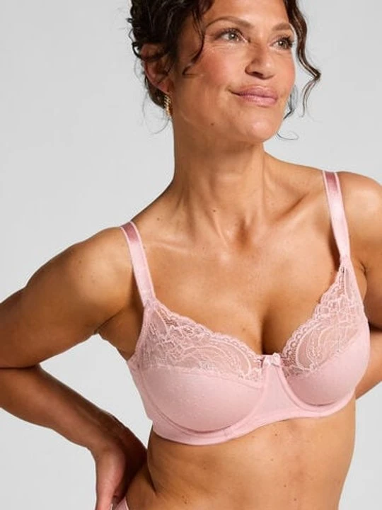 Zdjęcie produktu Hunkemöller Biustonosz nieusztywniany z fiszbinami Sophie Różowy