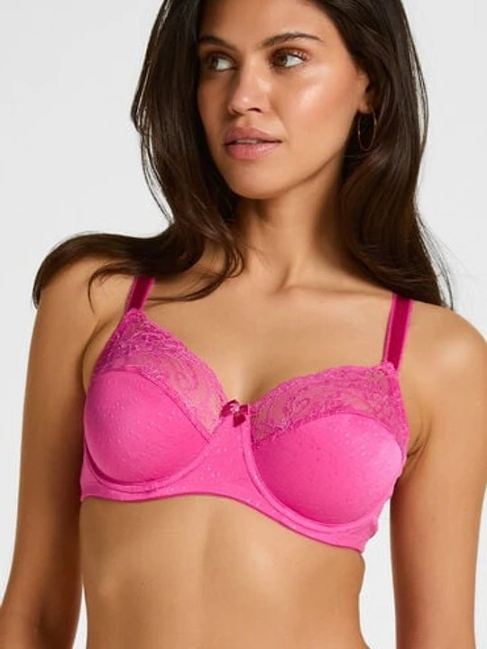 Zdjęcie produktu Hunkemöller Biustonosz nieusztywniany z fiszbinami Sophie Różowy