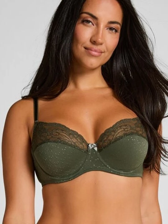Zdjęcie produktu Hunkemöller Biustonosz nieusztywniany z fiszbinami Sophie Zielony