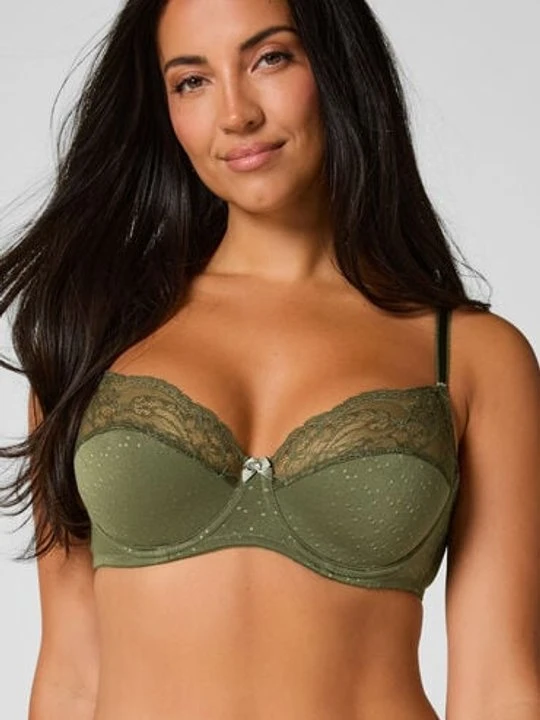 Zdjęcie produktu Hunkemöller Biustonosz nieusztywniany z fiszbinami Sophie Zielony