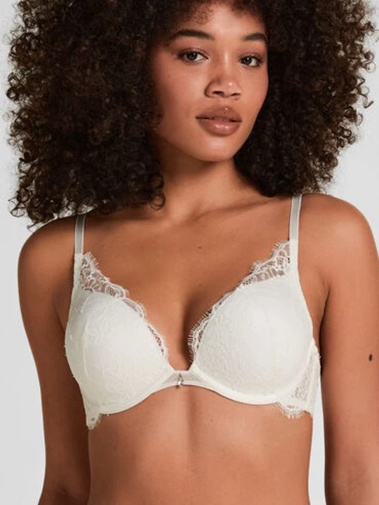 Zdjęcie produktu Hunkemöller Biustonosz push-up Maksymalizujący Prina Biały