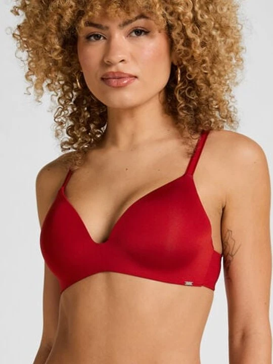 Zdjęcie produktu Hunkemöller Biustonosz usztywniany bez fiszbin Mona Czerwony