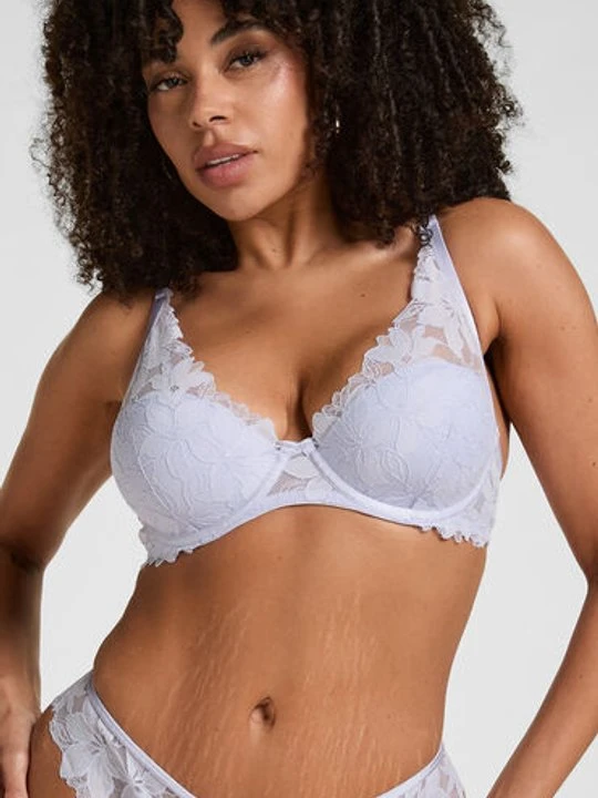 Zdjęcie produktu Hunkemöller Biustonosz usztywniany marki Ingrid z fiszbinami Fioletowy