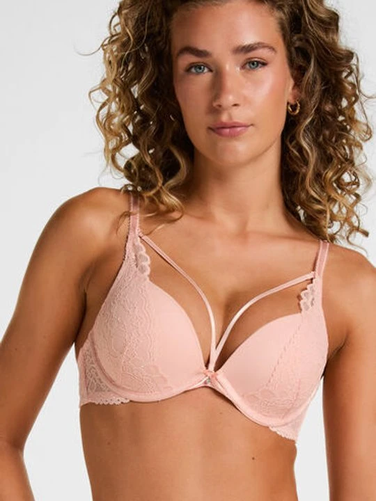 Zdjęcie produktu Hunkemöller Biustonosz usztywniany push-up z fiszbinami Isadora Różowy