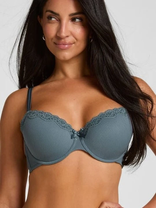 Zdjęcie produktu Hunkemöller Biustonosz usztywniany z fiszbinami Lola Niebieski