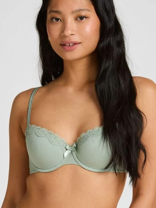 Zdjęcie produktu Hunkemöller Biustonosz usztywniany z fiszbinami Lola Zielony