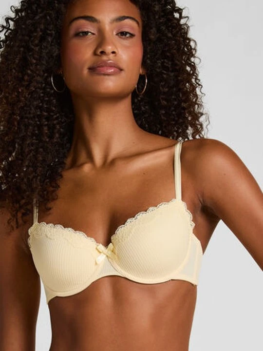 Zdjęcie produktu Hunkemöller Biustonosz usztywniany z fiszbinami Lola Żółty