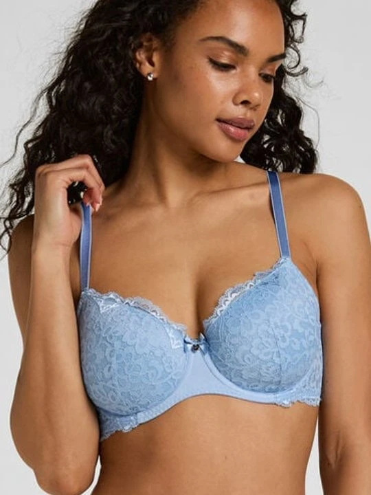 Zdjęcie produktu Hunkemöller Biustonosz usztywniany z fiszbinami Marine Niebieski