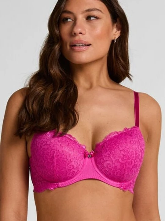 Zdjęcie produktu Hunkemöller Biustonosz usztywniany z fiszbinami Marine Różowy