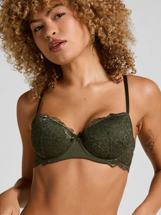 Zdjęcie produktu Hunkemöller Biustonosz usztywniany z fiszbinami Marine Zielony