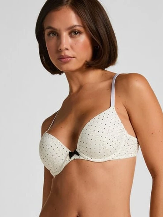Zdjęcie produktu Hunkemöller Biustonosz usztywniany z fiszbinami Plunge Biały