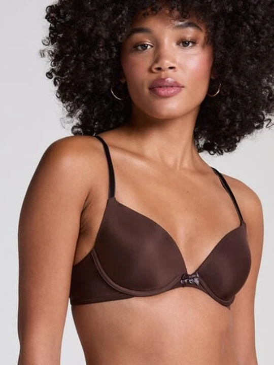 Zdjęcie produktu Hunkemöller Biustonosz usztywniany z fiszbinami Plunge Brązowy