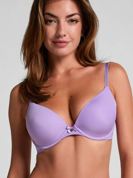 Zdjęcie produktu Hunkemöller Biustonosz usztywniany z fiszbinami Plunge Fioletowy