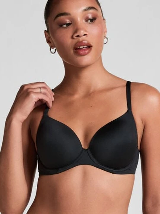 Zdjęcie produktu Hunkemöller Biustonosz usztywniany z fiszbinami Super Soft Czarny