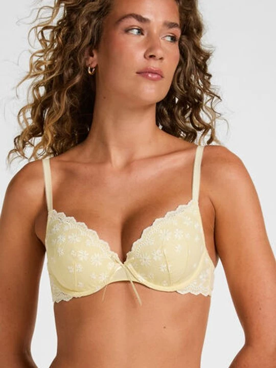 Zdjęcie produktu Hunkemöller Biustonosz z Fiszbinami i Wyściółką Gaia Żółty