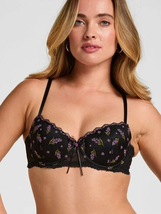 Zdjęcie produktu Hunkemöller Biustonosz z Fiszbinami i Wyściółką Iris Czarny