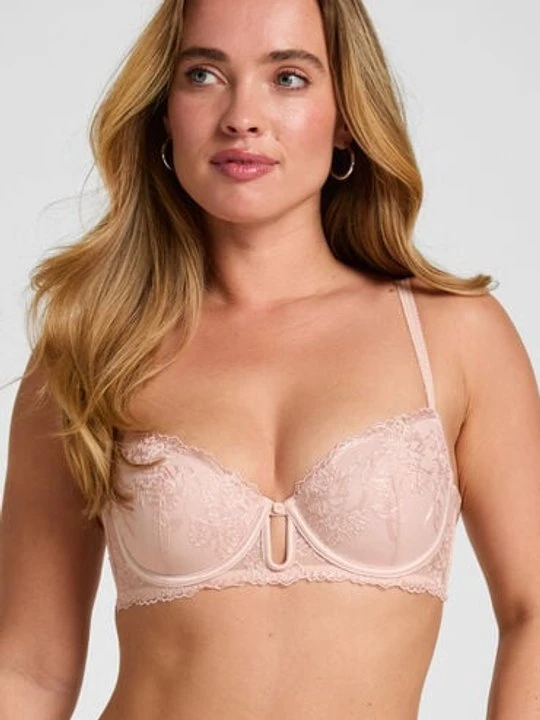 Zdjęcie produktu Hunkemöller Biustonosz z Fiszbinami i Wyściółką Nola Różowy