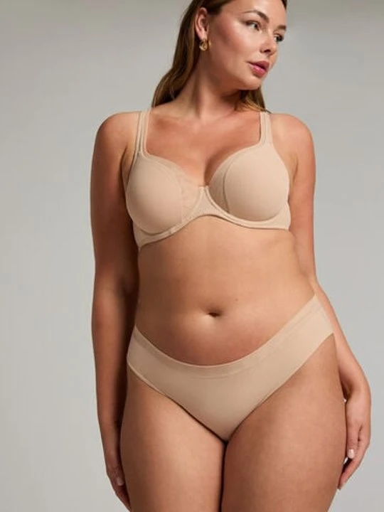 Zdjęcie produktu Hunkemöller Brazyliany Mesh Beżowy