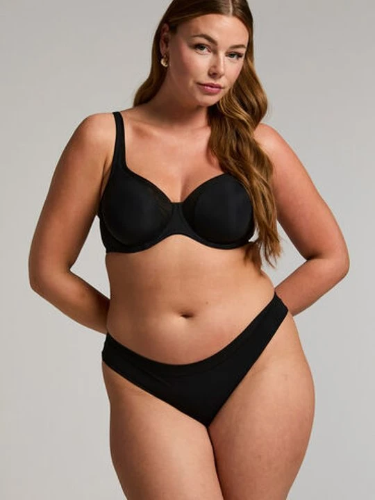 Zdjęcie produktu Hunkemöller Brazyliany Mesh Czarny