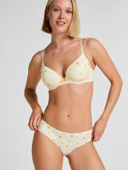 Zdjęcie produktu Hunkemöller Brazyliany micro ze wzorem Biały