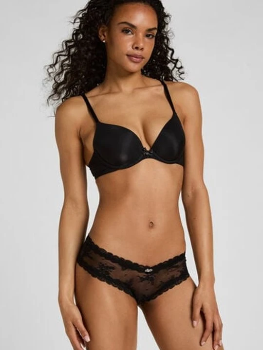 Zdjęcie produktu Hunkemöller Brazyliany V-shape Mesh Czarny