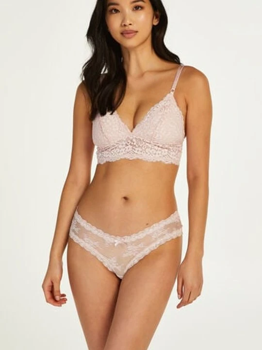 Zdjęcie produktu Hunkemöller Brazyliany V-shape Mesh Różowy