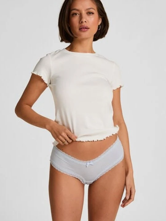 Zdjęcie produktu Hunkemöller Brazyliany w kształcie litery V London Niebieski