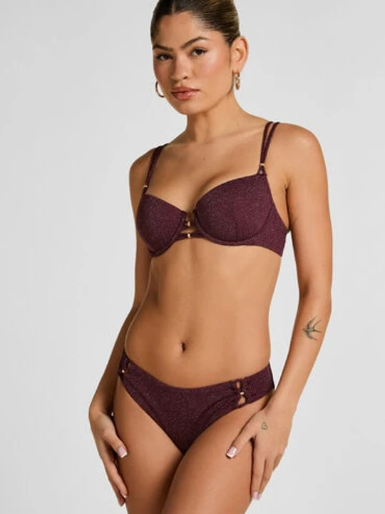 Zdjęcie produktu Hunkemöller Dół Bikini Panama Fioletowy