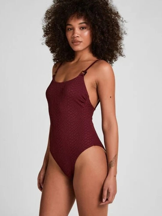 Zdjęcie produktu Hunkemöller Dół od Bikini Algarve Fioletowy