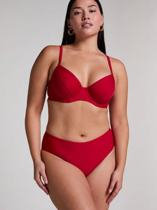 Zdjęcie produktu Hunkemöller Dół od bikini Luna Rio Midi Czerwony