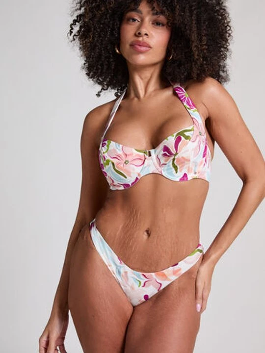 Zdjęcie produktu Hunkemöller Dół od bikini z wysokim wycięciem Ayanna Biały