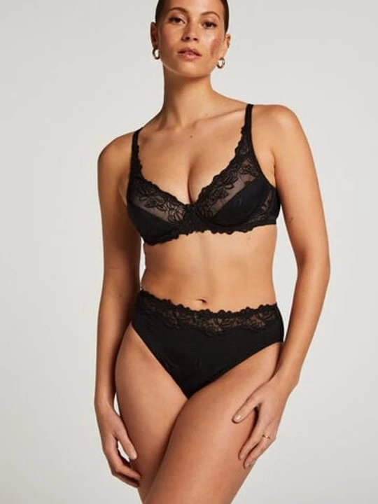 Zdjęcie produktu Hunkemöller Figi z wysokim stanem Diva Czarny