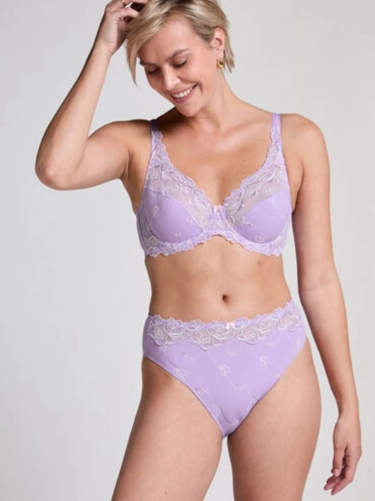 Zdjęcie produktu Hunkemöller Figi z wysokim stanem Diva Fioletowy