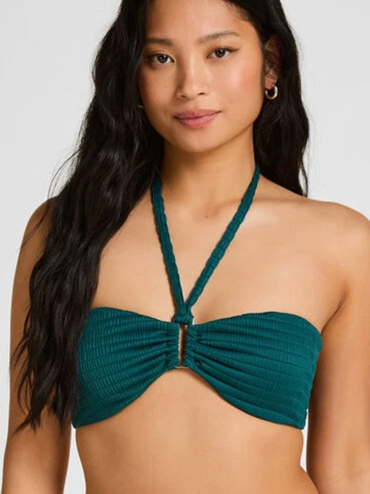 Zdjęcie produktu Hunkemöller Góra od Bikini Bandeau St Kitts Zielony