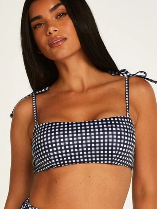 Zdjęcie produktu Hunkemöller Góra od bikini o skróconym kroju Seychelles Niebieski