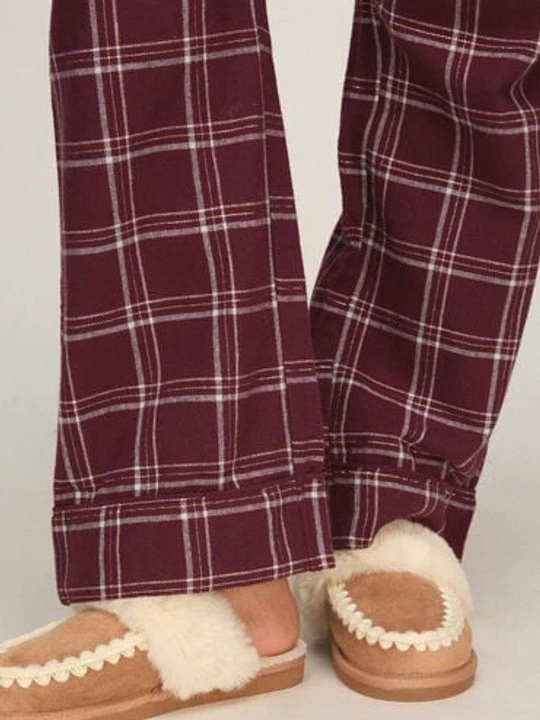 Zdjęcie produktu Hunkemöller Kapcie Faux Suede Stitching Brązowy