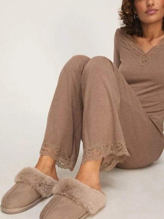 Zdjęcie produktu Hunkemöller Kapcie Zamsz Szary