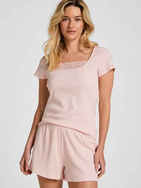 Zdjęcie produktu Hunkemöller Komplet Piżamowy Różowy