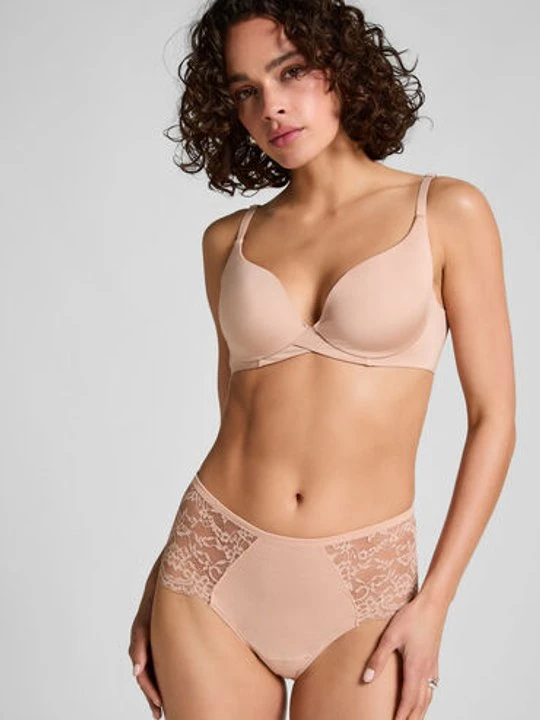 Zdjęcie produktu Hunkemöller Koronkowa halka Midi Beżowy