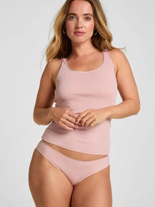 Zdjęcie produktu Hunkemöller Koszulka na Ramiączkach Damska Basic Różowy
